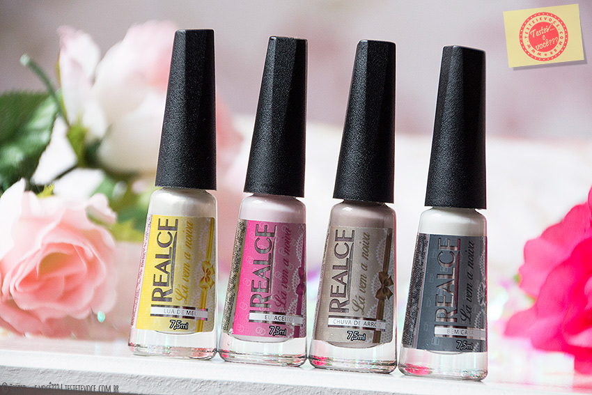 Swatches: Esmaltes Lá vem a Noiva - Realce
