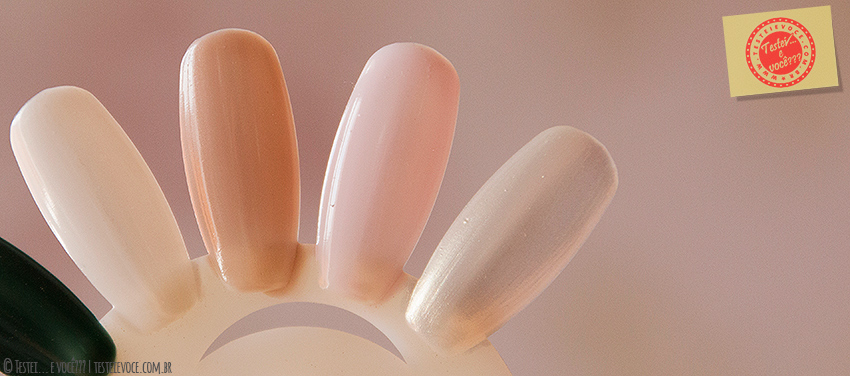 Swatches: Esmaltes Lá vem a Noiva - Realce
