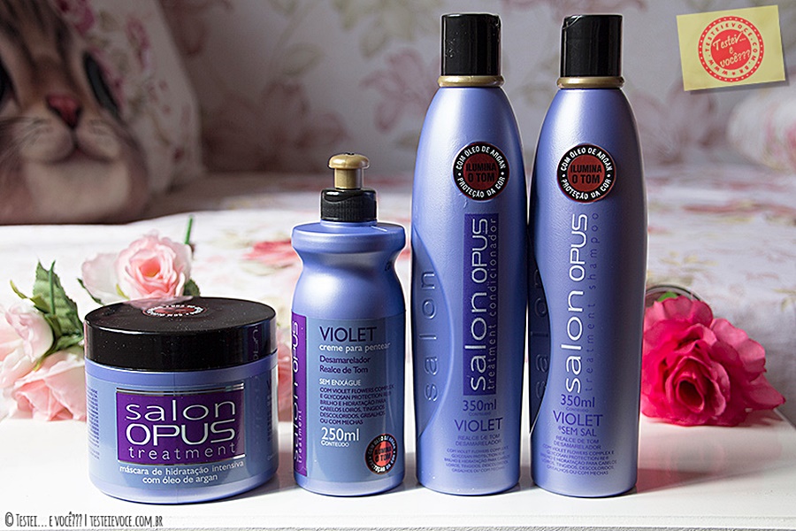 Linha Salon Treatment Violet - Opus Linha Salon Treatment Violet - Opus