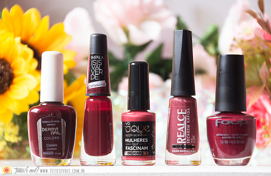 Top 5: Esmaltes Marsala Top 5: Esmaltes Marsala