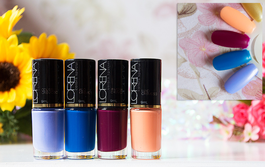 Swatches: Novos esmaltes da Lorena! Swatches: Novos esmaltes da Lorena!