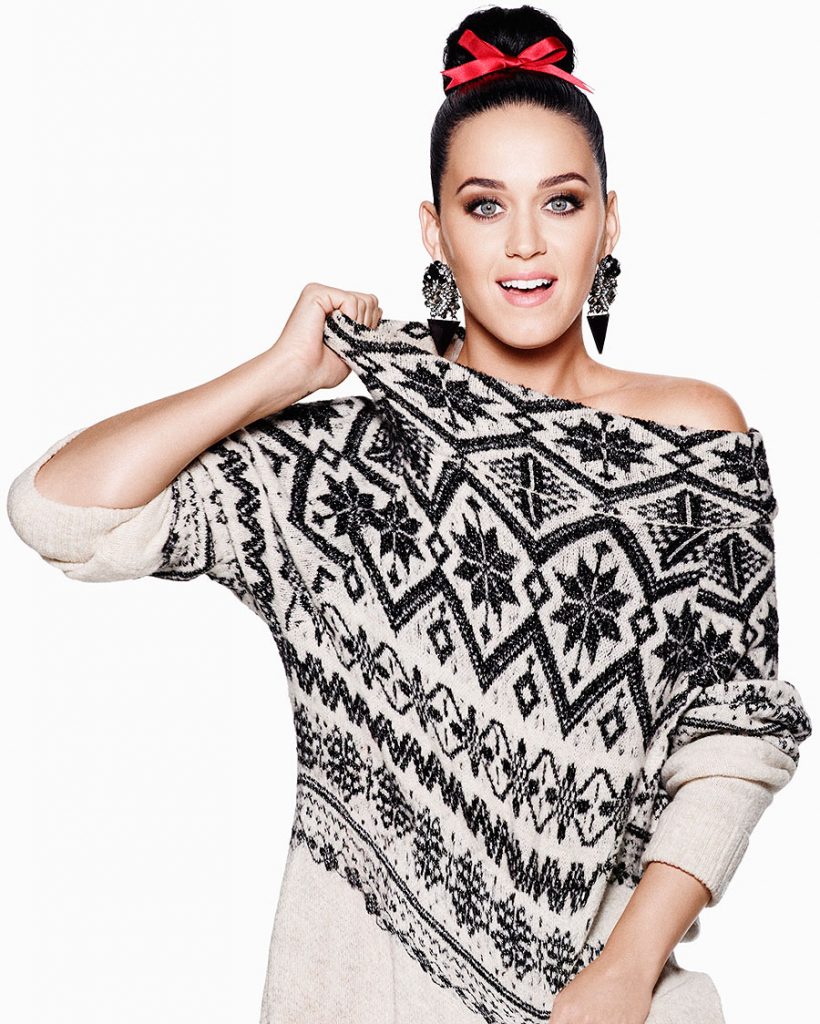 Katy Perry na campanha de Natal das lojas H&M Katy Perry na campanha de Natal das lojas H&M