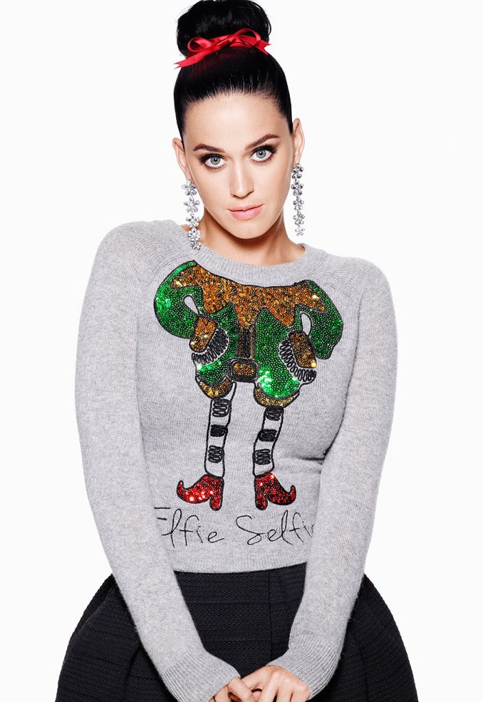 Katy Perry na campanha de Natal das lojas H&M Katy Perry na campanha de Natal das lojas H&M
