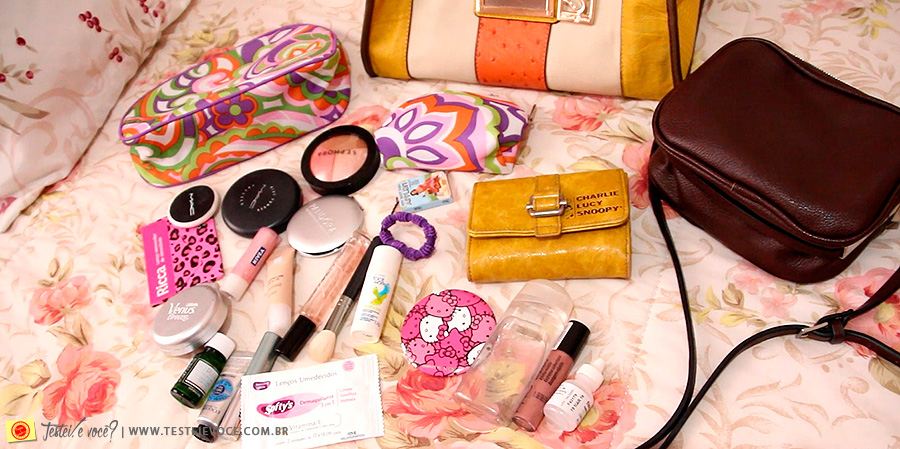 O que tem na Minha Bolsa e Necessaire?! O que tem na Minha Bolsa e Necessaire?!