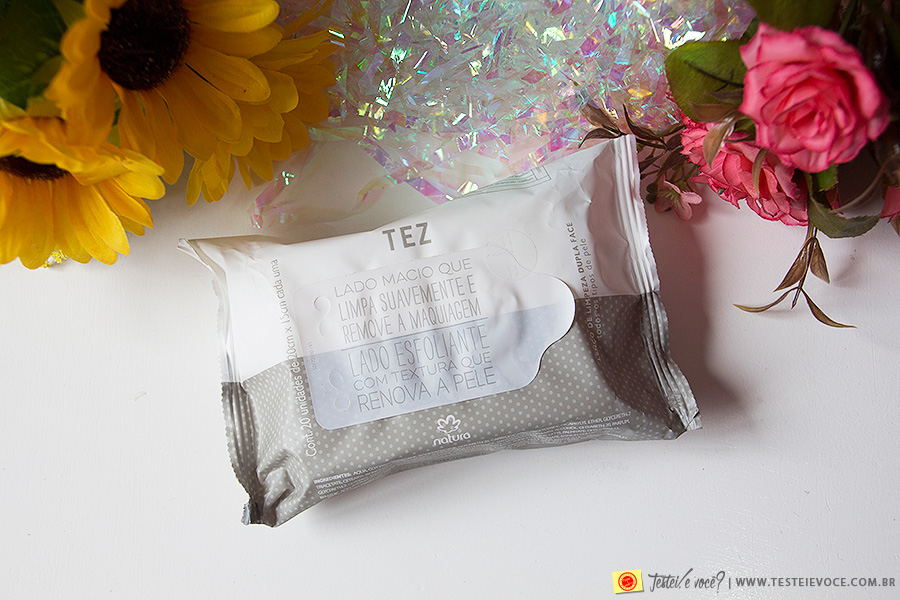 Lenços de Limpeza Dupla Face Tez - Natura Lenços de Limpeza Dupla Face Tez - Natura