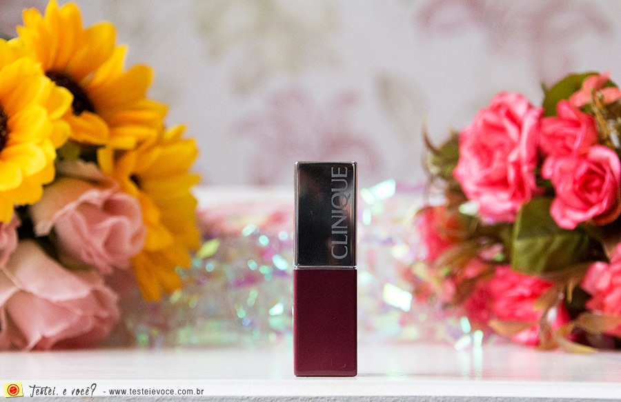 Batom Pop Lip Colour and Primer (Berry Pop) - Clinique Batom Pop Lip Colour and Primer (Berry Pop) - Clinique